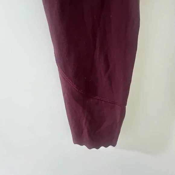 Lululemon Athletica Deep Maroon Leggings Burgundy - Picture 9 of 13